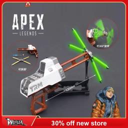 Anime japonês Katana Espada Faca, Leitor de Energia Luminosa, Jogo Real, Chaveiro para Meninos, Presente Toy, Apex Legend, Wattson, Heirloom, 13cm - Image 1
