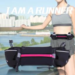 Bolsa de cinto de hidratação para homens e mulheres, cintura, corrida, corrida, garrafa de água, fitness, ginásio, esporte, carteira, leve, ao ar livre, carteira - Image 2