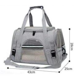 Portable Pet Carrier Bags, Fora respirável Pet Carrinhos, Animais de estimação - Image 6