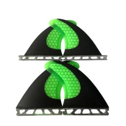 Carbon Fiber Surfboard Fins Set, Single Tab, Quad Fins, Desempenho Fin, Honeycomb, Fibra de Vidro, 2 pcs, G7, 2 pcs, GX - Image 1