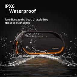 Tronsmart bang 60w som caixa de som bluetooth com som estéreo, embutido power bank, ipx6 impermeável, para festa, exterior - Image 5