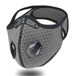 Windproof Ciclismo Máscara com Filtro de Carvão Ativado, PM2.5 Poeira Máscara, Outdoor Sports Training Máscara, Lavável, 1Pc - Image 5