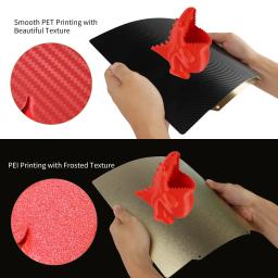 Folha PEI texturizada para impressora 3D, placa de construção Hot Bed, PET liso, base magnética, FYSETC Voron 2,4, 350x350mm - Image 5