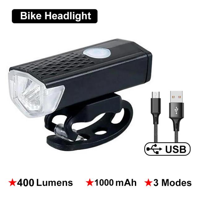 Lanterna Dianteira e Traseira para Bicicleta com Chifre - Faróis MTB para Ciclismo e Acessórios Essentials