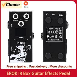 EROK IR-BOX Guitarra Baixo Multi-Efeitos, 32 Opções Predefinições, Configurações Disponíveis do Aplicativo do Telefone, EQ de 9 Segmentos, Como EQ Individual Effector - Image 1