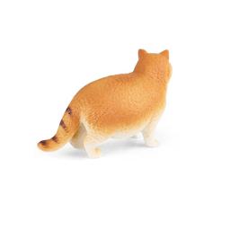 Conjunto de estatuetas de gato realistas pintadas à mão mini gatinho estátua para decoração de prateleira de mesa de escritório em casa, presente de coleção de modelo animal fofo - Image 3