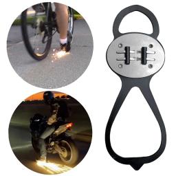 Bicicleta ciclismo sapatos cobrir, motocicleta sola, efeito especial dispositivo, skate faísca equitação ferramenta, nova atualização - Image 1