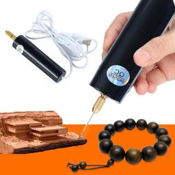 Mini Elétrica Carving Drill Pen, Ferramentas Rotativas, Caneta de Gravação com Ponta Substituível Bit, Artesanato DIY, 8500rpm - Image 4