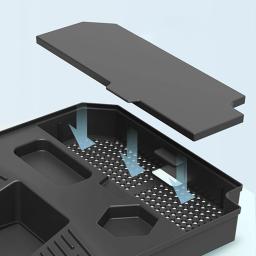Kit de habitat para tanque de tartaruga, aquário de plástico para répteis de tartaruga aquática com capa anti-fuga e drenagem para répteis, tartarugas, caranguejos - Image 5