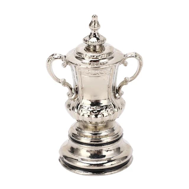 Mini Troféu Europeu Artesanal para Jogadores - Prêmio Decorativo da Liga de Futebol e Copa