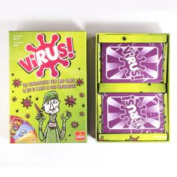 Jogo de Tabuleiro Virus, Cartas Interessantes, Espanhol, Inglês, Francês, Jogos de Festa, Jogos Familiares Divertidos - Image 2