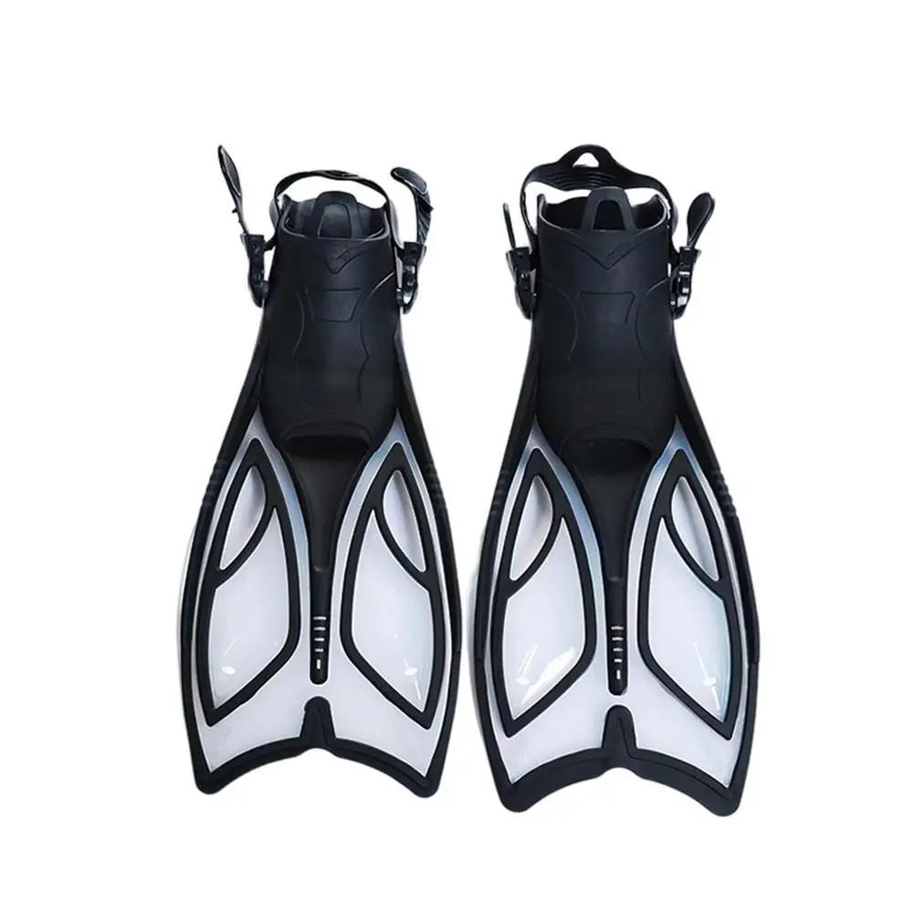 Profissional Snorkeling Pé Mergulho Nadadeiras, nadadeiras Adultas Ajustáveis, Nadadeiras, Equipamentos De Esportes Aquáticos - Image 1