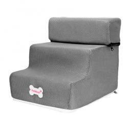Escada destacável antiderrapante para animais, Rampa removível Escada de cama, Suprimentos para cães pequenos, Brinquedo do gato, 3 Passos, 1Pc - Image 1