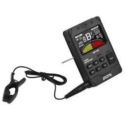 Aroma Amt-600 Guitar Tuner, Metrônomo e Gerador de Tons, 3-em-1 recarregável, LCD de 2,5 Polegada cores, ferramentas de instrumento de cordas - Image 6