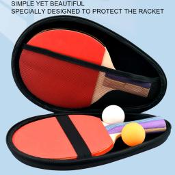 Capa dura para raquete de tênis de mesa, capa dura para raquete de pingue-pongue, à prova d'água, bolsa para acessórios esportivos - Image 2