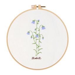 Kits de iniciação para bordados para iniciantes, padrões fáceis artesanais para adultos e crianças, jardim de flores de lavanda - Image 4