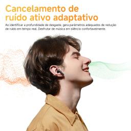 QCY HT10 AilyBuds Pro+ ANC Fone de ouvido sem fio Hi-Res Audio com LDAC Bluetooth 5.3 Fones De Ouvido 6 Mic AI HD Chamada Conexão Multiponto - Image 3