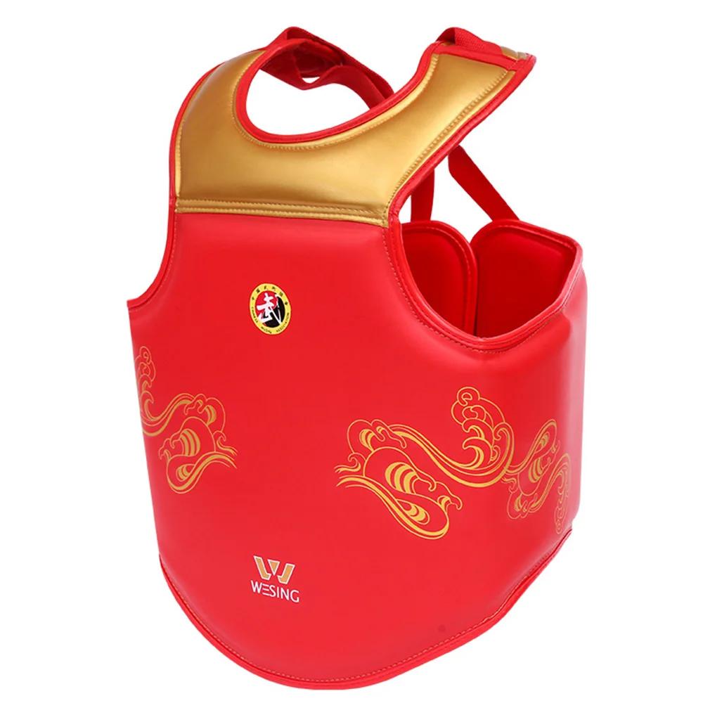 Wesing Sanda-Guarda Peito para Artes Marciais, Engrenagens Protetoras, Protetor de Competição, Aprovado Body Boxing, IWUF Aprovado - Image 1