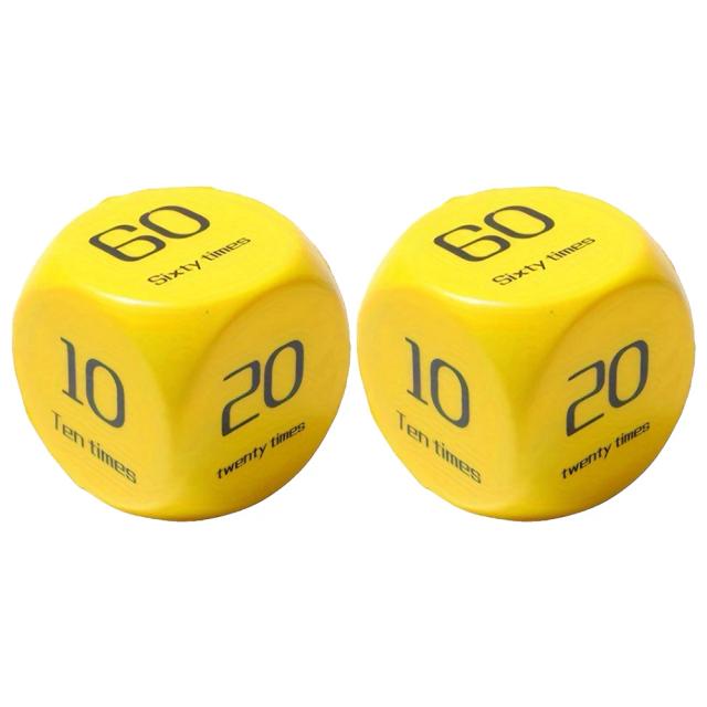 Jogo de Dados Fitness para Exercícios Diversos: Prancha, Push-up, Sit-up, Salto e Lunge - Ideal para Treinos em Grupo