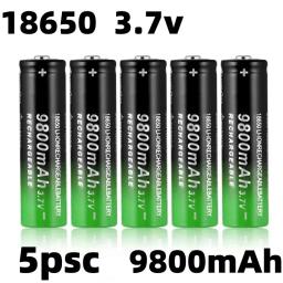 Nova bateria de íon de lítio 18650 9800mAh bateria recarregável 3.7V, adequada para lanternas LED ou baterias de equipamentos de brinquedo - Image 1