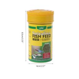 Spirulina-Peixes tropicais Comida para Aquário, Cor Melhorada Alimentação, Alimentador Suprimentos, Aquário - Image 5