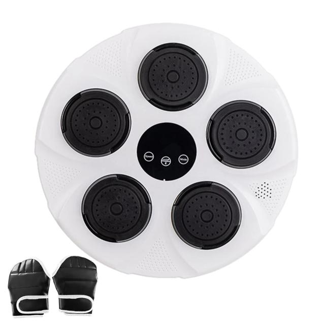 Treino de Boxe na Parede com Luz LED, Punching Pad, Saco de Pancadas e Música para Alívio do Estresse