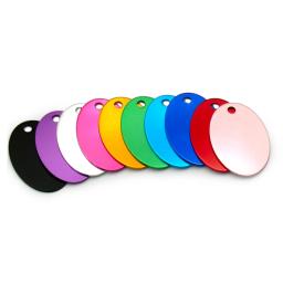 Atacado 20 peças de etiquetas de alumínio em forma oval para animais de estimação., etiqueta personalizada gravada para cães e gatos. - Image 6