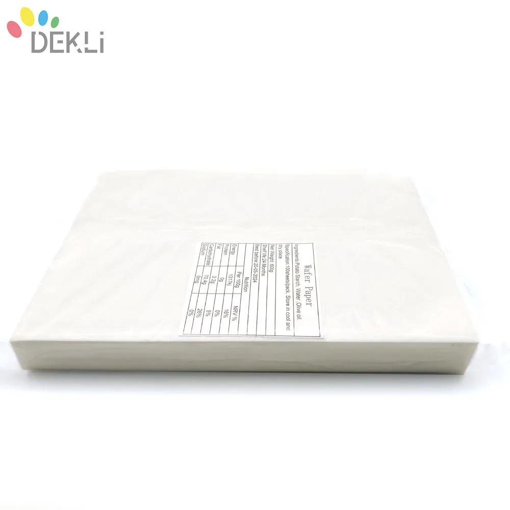 A4 Folhas De Papel Wafer, Grosso, 0.3mm, 0.65mm, Food Baking, A4 Papel De Arroz, Impressão Digital, Ferramentas De Decoraion Bolo De Casamento - Image 1
