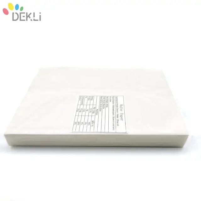 Papel Wafer A4 para Decoração de Bolos de Casamento - Grosso 0.3mm e 0.65mm, Ideal para Impressão Digital e Food Baking