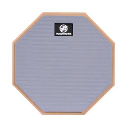 À prova de choque Dumb Drum Pad, Mute Pad Strike Prática Board, Borracha Natural Drum Pad, percussão Instrument acessórios, 8" - Image 2