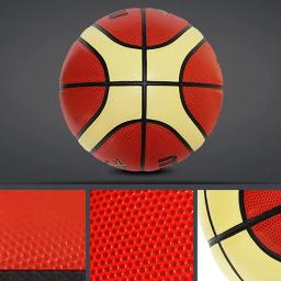 Bolas de basquete fundidas tamanho oficial 7/6/5 material pu bolas de alta qualidade ao ar livre indoor jogo treinamento feminino masculino baloncesto - Image 6