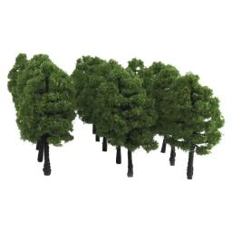 20 árvores modelo artificial trem de árvore ferroviária cenário construção árvore bonsai paisagem decoração 1:100 3.5cm - Image 2