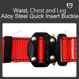 High Altitude Work Safety Harness, Cinto De Segurança De Corpo Inteiro De Cinco Pontos, Treinamento De Escalada Ao Ar Livre, Construção Proteger O Equipamento - Image 5