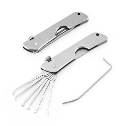 Conjunto de seleção de fechadura compacta, substituição de chave, porta versátil, chaves abertas, resistente à ferrugem, conveniente, gancho de seleção automotiva, ferramenta de reparo de carro - Image 3