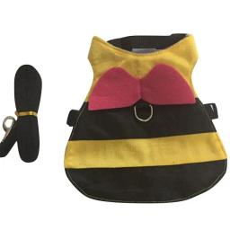Pequeno Animal Arnês Trela Set Ajustável Arnês Macio Com Trela Elástica Para Coelhos Chinchilas Hamsters Gatos Pet Vest Roupas - Image 6