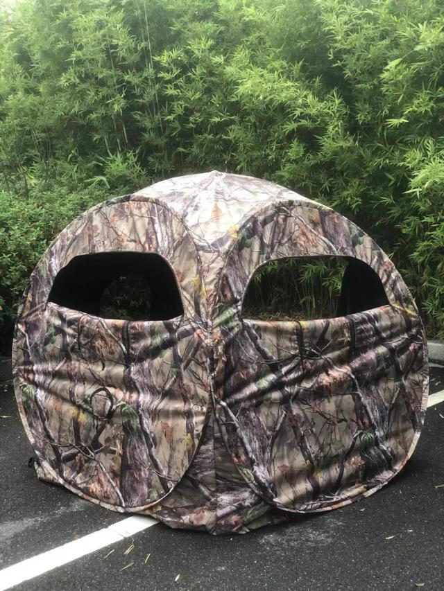 Tenda de Camuflagem Portátil para Fotografia ao Ar Livre com Revestimento Preto, Ideal para Observar Pássaros com Capacidade para Duas Pessoas
