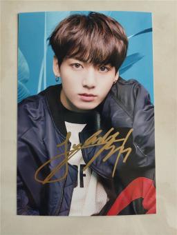 Fotos autografadas douradas, Foto assinada, Link especial, Presentes da Coleção K-Pop - Image 6