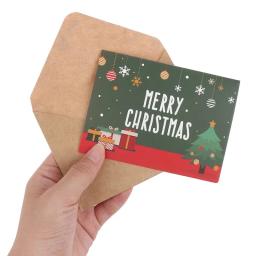 6 conjuntos de cartões de natal vintage, cartões de presente, capa de natal, presente de ano novo - Image 6