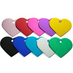 Identificador de alumínio para bichos, 100 peças de tag em branco personalizada com nome e telefone para gato e cachorro - Image 5