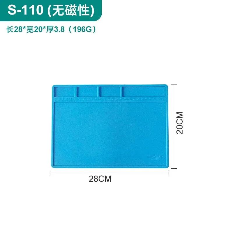 Tapete de solda antiestático esd para estação de retrabalho bga, grande ipad, reparo, isolamento térmico, pequeno, tapete de silicone, solda grossa - Image 1