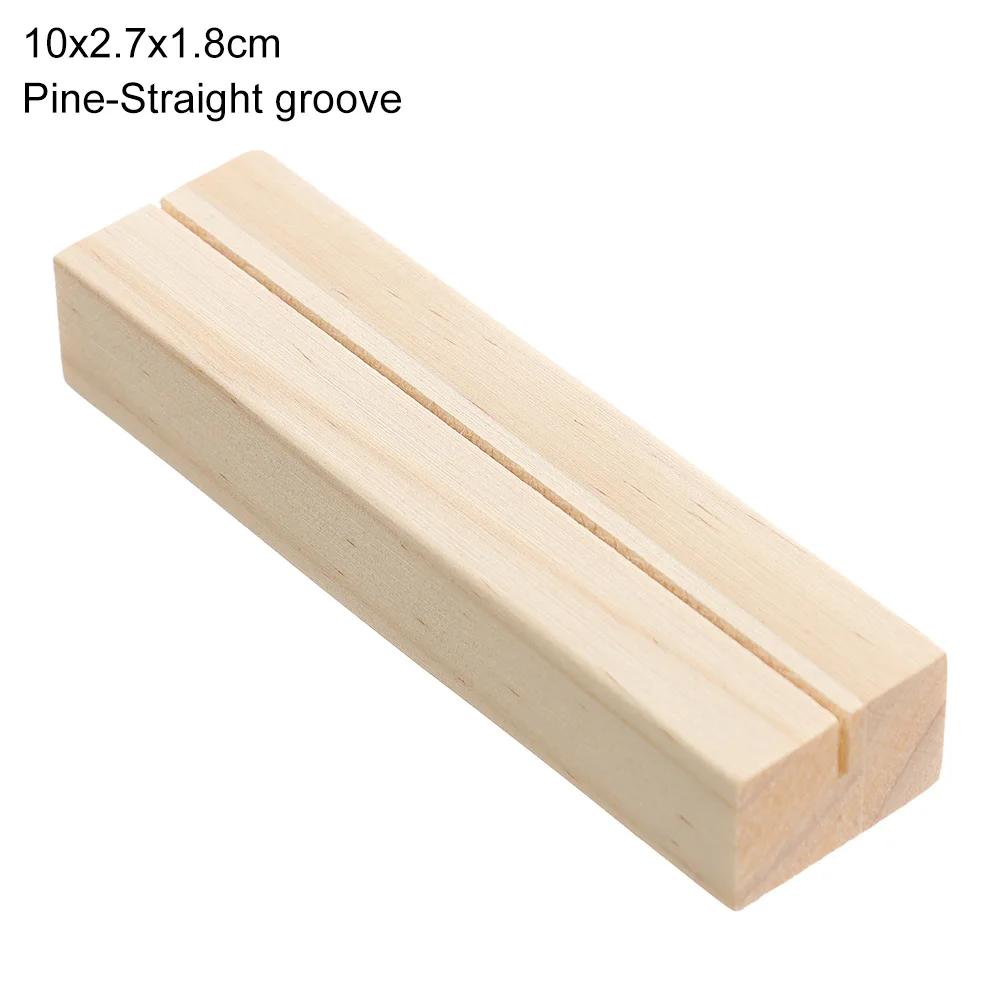 Suporte de madeira para cartão criativo, com clipe de foto, ideal para mesa, festa de casamento e decoração - Image 1
