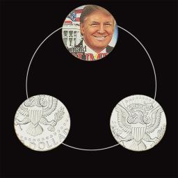 Moeda de Símbolo Colecionável com Exibição Cápsula, Donald Trump, EUA 45 ° Presidente, 1OZ - Image 6