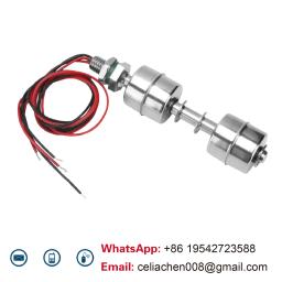 Interruptor de Nível com Flutuador Duplo em Aço Inoxidável 304 Controlador de Nível de Água Automático Alta e Baixa Nível para Tanques - Image 6