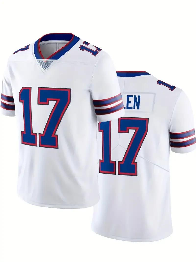 Camisola de Rugby de manga curta respirável masculina, Uniforme Design Clássico, Camisa de Futebol Americana Branca para Treino Competição, No10 - Image 1