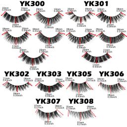 Natural Long Cílios Postiços Strip, 3D Mink Lashes, Extensão dos Cílios Falso, Metade Cat Eye, Make Up Tool, macio, Maquiagem, 3 Pares, 10 Pares - Image 6
