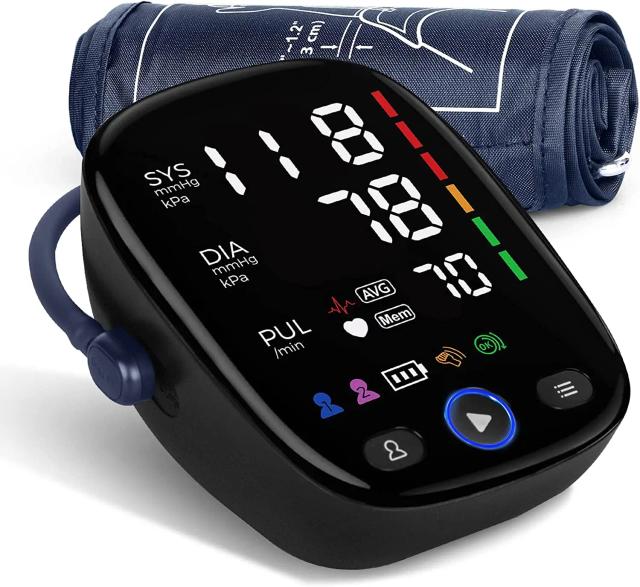 Monitor de Pressão Arterial Automático para Braço Kingclinic com Display LED - Ideal para Uso Doméstico e Cuidados de Saúde