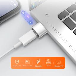 2 pces usb para tipo c otg adaptador usb USB-C macho para micro usb tipo-c fêmea conversor para macbook samsung s20 usbbc otg conector - Image 4