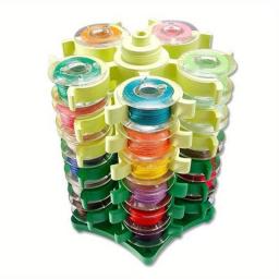 Costura Spool Tower Storage Rack, Equipado com 30 Cordas, DIY Bordado Ferramenta - Image 3