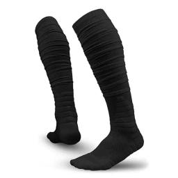 Meias de compressão de algodão ultra longas para homens, futebol e rugby, mangas para pernas - Image 4