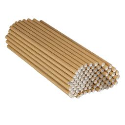Longos canudos biodegradáveis Cocktail, Compostável, Adequado para Smoothies, Tumblers, Milkshake, Festa, 100 Pcs, 7,75" - Image 2